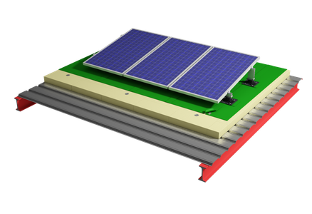 sistema de energía solar fix evo tilt sintetico