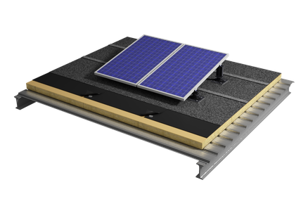sistema de energía solar fix evo tilt bitumen