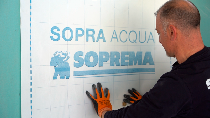 Instalación paso a paso de la lámina flexible impermeabilizante Sopracqua