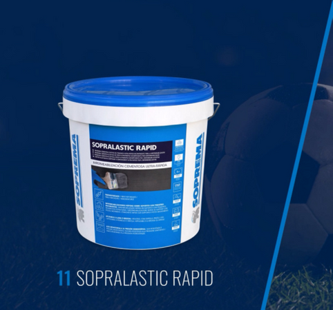 Puesta en obra del Sopralastic Rapid